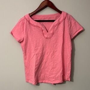Talbots Vibrant Pink Short Sleeve Tee
